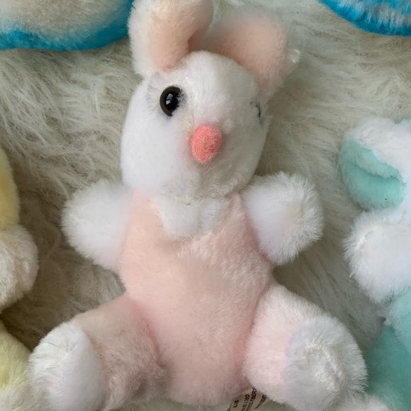 VTG 1984 Jolly Jumper Pastel Rainbow Animal Mobile Crib Hanger - Picture 10 of 11